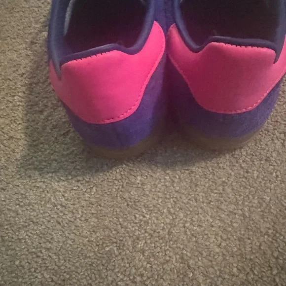 Adidas Gazelle Indoor Lucid Blue with Pink Accents - Picture 6 of 6